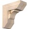 Ekena Millwork Imperial Slat Smooth Bracket w/ Offset Brace, Douglas Fir, 7 1/2"W x 18"D x 18"H BKT0806X18X18IMP06SDF - alternate 1